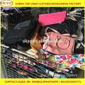 fairly used bags in bales, mixed women different sizes second hand bags in Dongguan factory